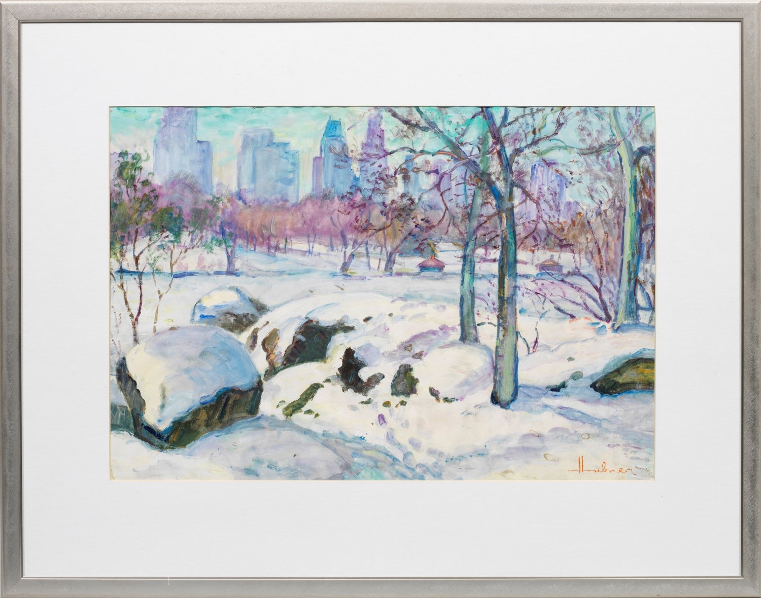 Hubert Hubner | Winter im Central Park in New York | MutualArt