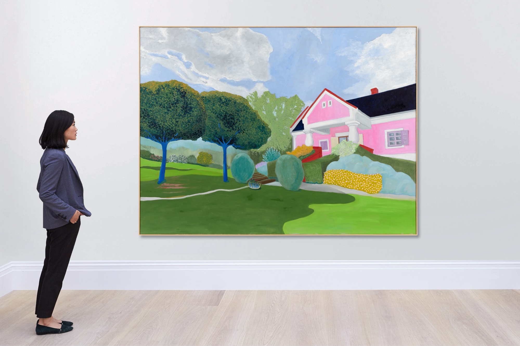 Artwork by Noon Azaki, Sukhavati, Made of oil on canvas