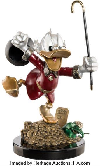 Carl Barks "Hands Off My Playthings!" Uncle Scrooge Limited Edition Bronze Statue #8/176