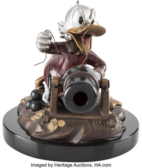 "Who's Out There?" Scrooge McDuck Disneyana Limited Edition Bronze Statue #36/131