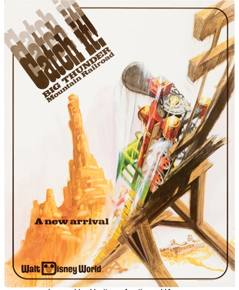 Ed French | Walt Disney World - Big Thunder Mountain Railroad Printer's ...