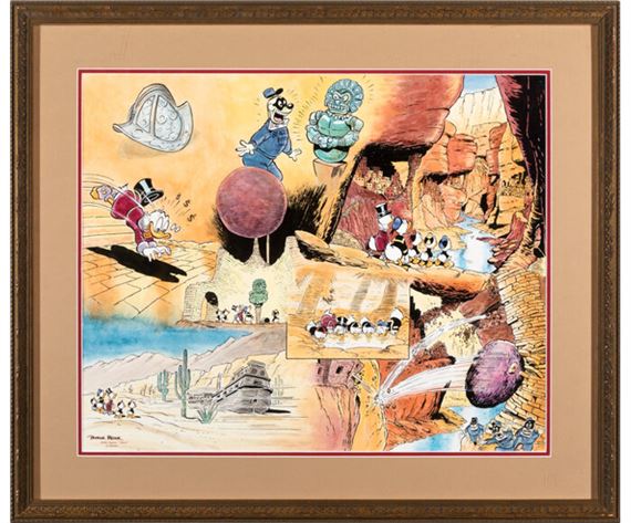 Patrick Block | Patrick Block Scrooge McDuck Watercolor Painting ...