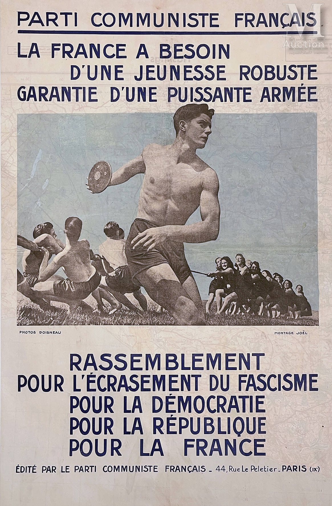 Parti Communiste Français by Robert Doisneau, vers 1950