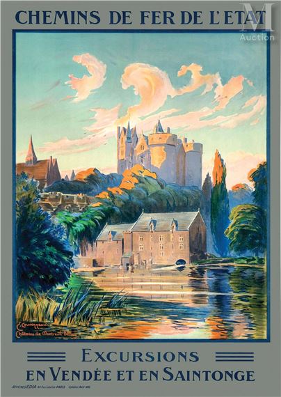 Château de Montreuil Bellay Excursions en Saintonge by E. Couronneau, 1922