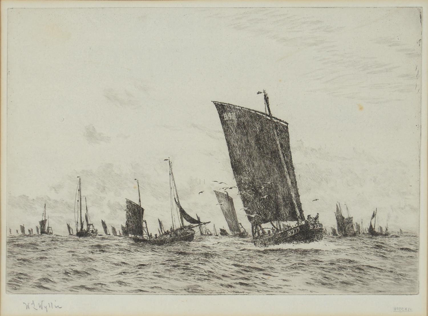 William Lionel Wyllie | WILLIAM LIONEL WYLLIE, THE FISHING FLEET ...