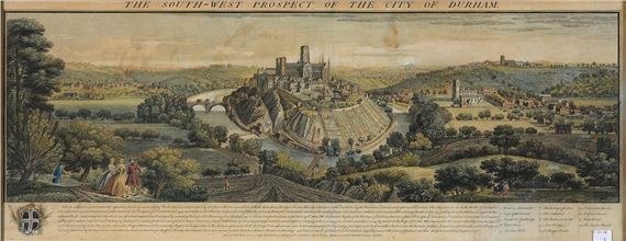 SAMUEL AND NATHANIEL BUCK, THE SOUTH-WEST PROSPECT OF THE CI by Joseph Farquharson, DATED 1818 AND