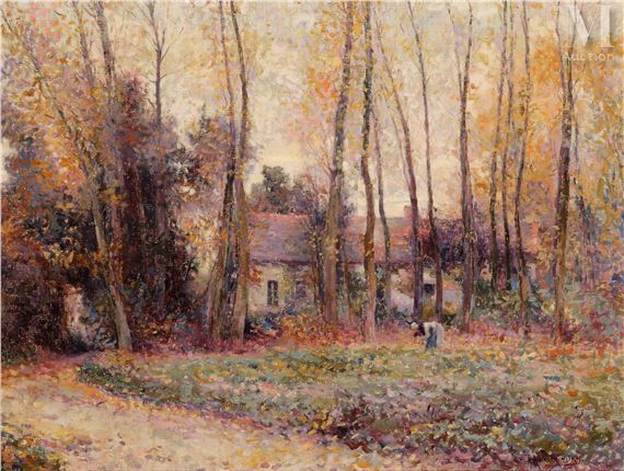 Ferme et paysanne by Michel Korochansky