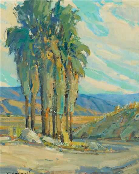 Andreas Canyon Palms, Palm Springs by Karl Dempwolf