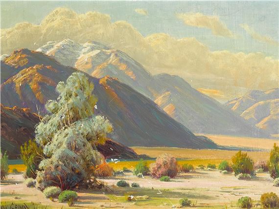 Smoke Tree Beneath San Jacinto, Palm Springs by Paul Grimm