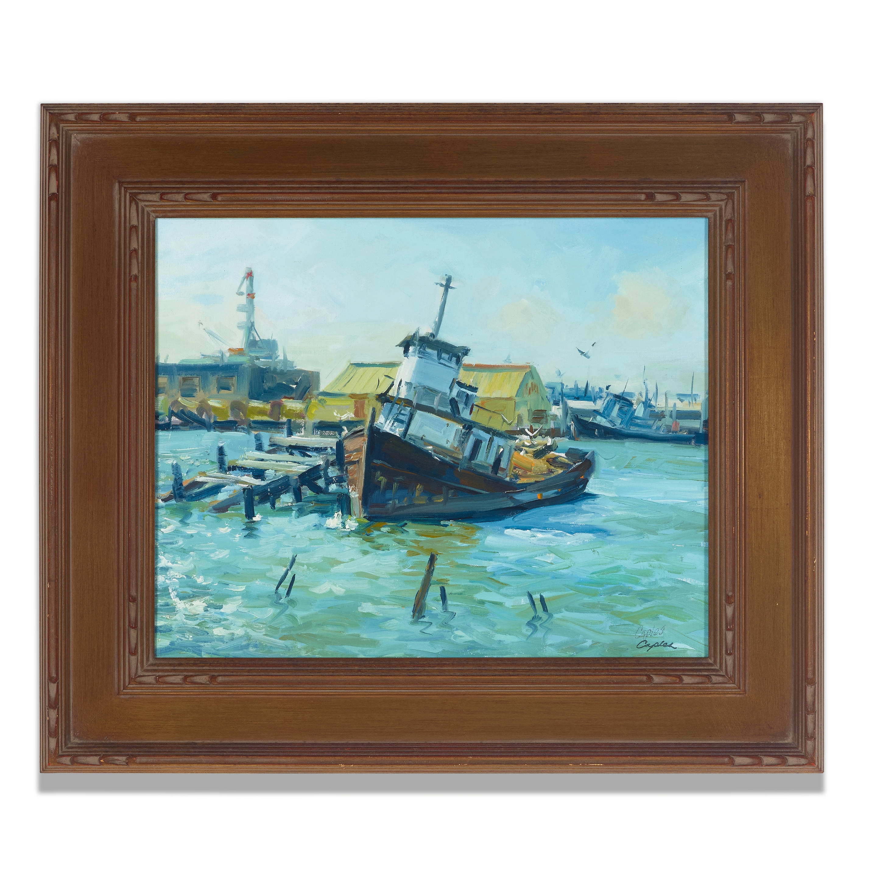 Robert Caples | Galveston Port | MutualArt
