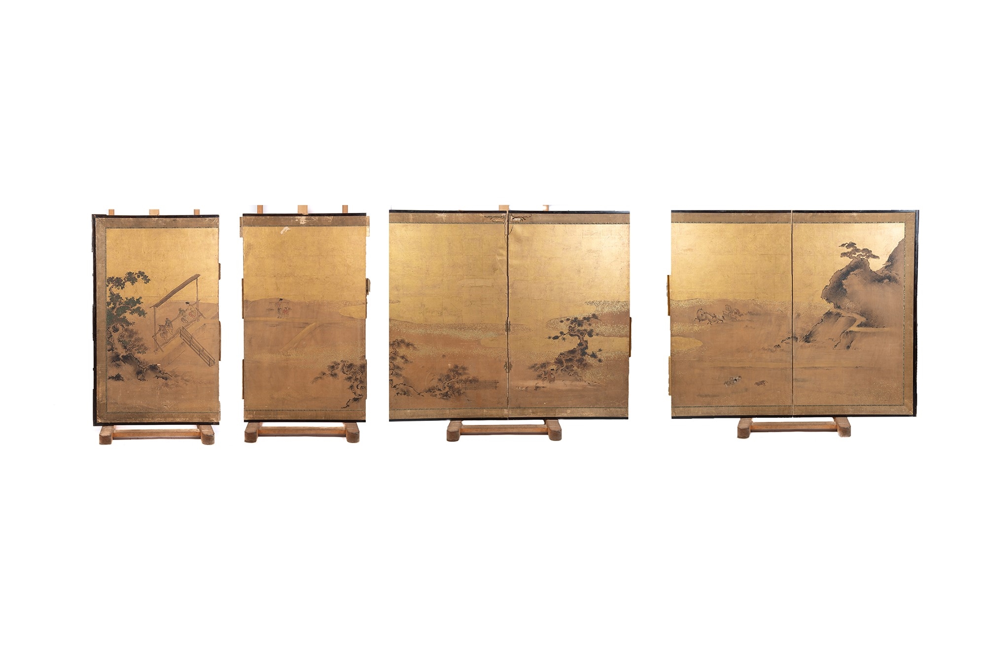 Japanese School, 18th Century Japanese folding screen MutualArt