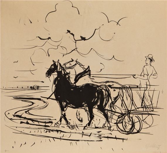 Cestou na pole by Vojtěch Sedláček, 1936