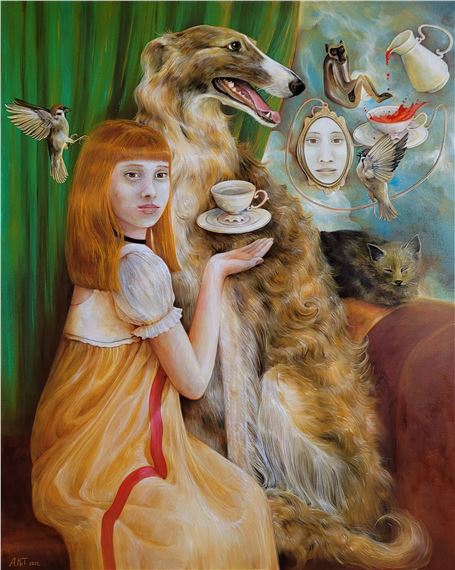 Małpka Porcelanowa (Taniec Porcelany) by Adelajda Kot, 2022