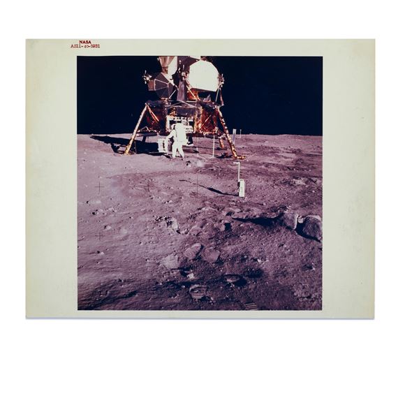 Neil Armstrong | BUZZ ALDRIN AT THE LUNAR MODULE | MutualArt