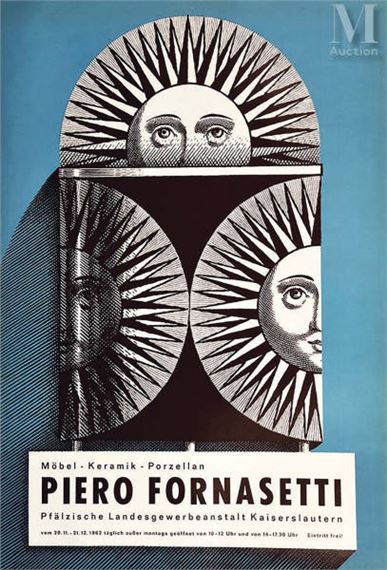 Piero Fornasetti | Piero Fornasetti Mobel Keramik Porzellan (1962
