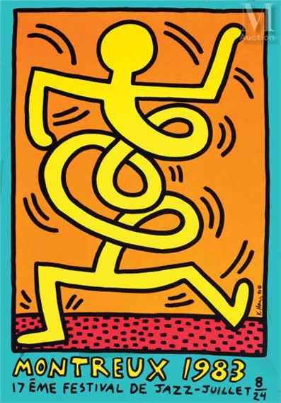 Keith Haring Club DV8 | Art San Silkscreen Street Invitation 