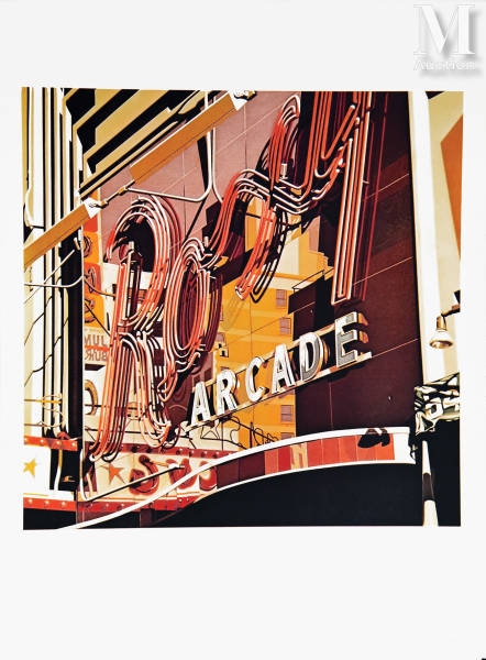 Robert Cottingham | Roxy Arcade (1972) | MutualArt