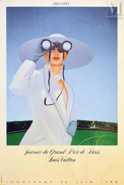 Gerard Courbouleix-Deneriaz, Journée du Grand prix de Paris Louis Vuitton,  1863-1989 Longchamp 25 Juin 1989 (1989)