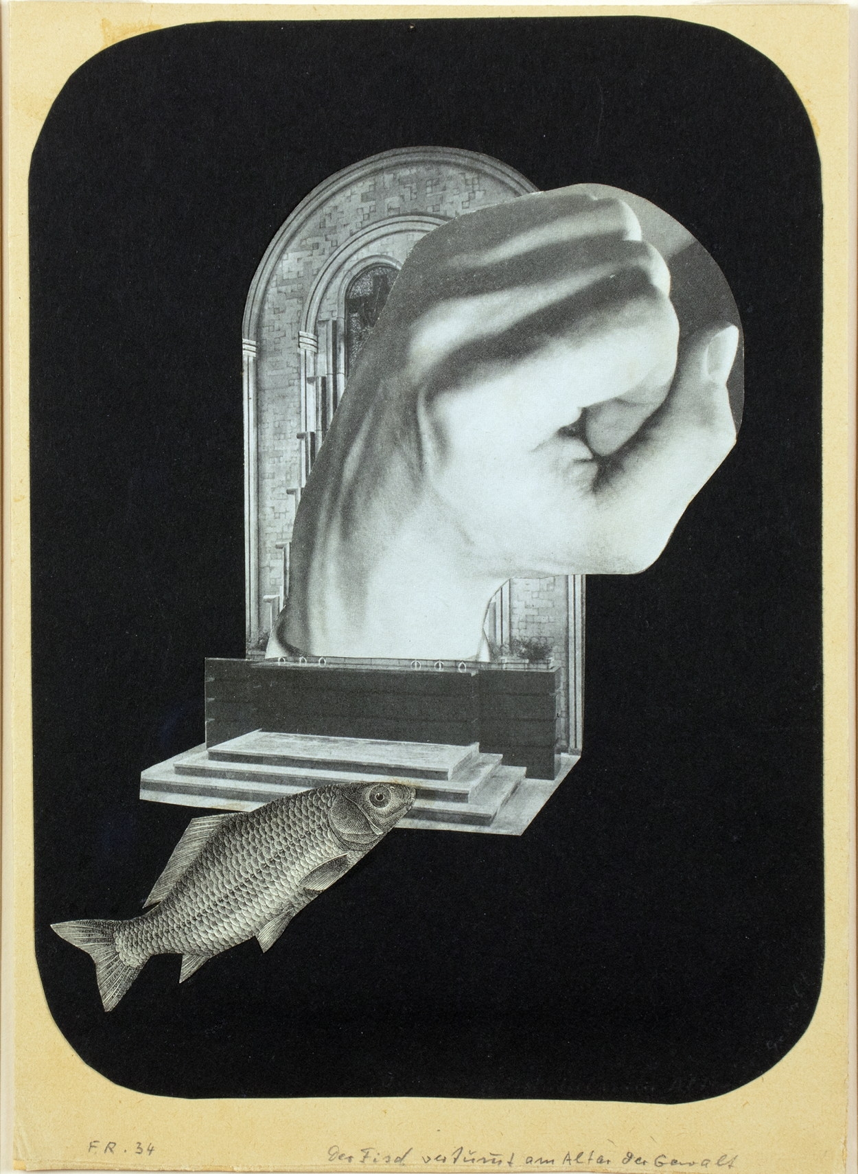 Franz Roh | Der Fisch verstum(m)t am Altar der Gewalt (1934) | MutualArt