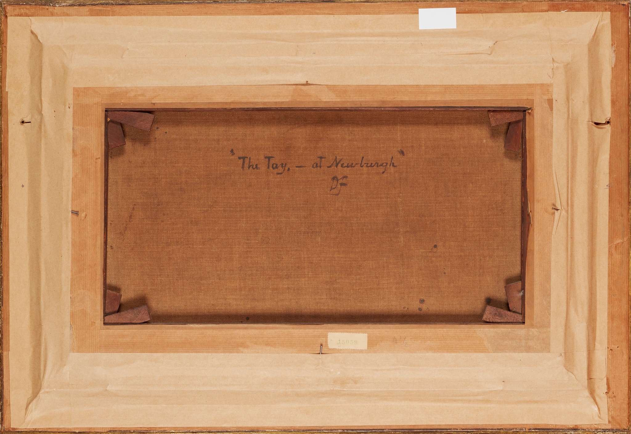 Artwork by David Farquharson, THE TAY AT NEWBURGH, Made of oil on canvas