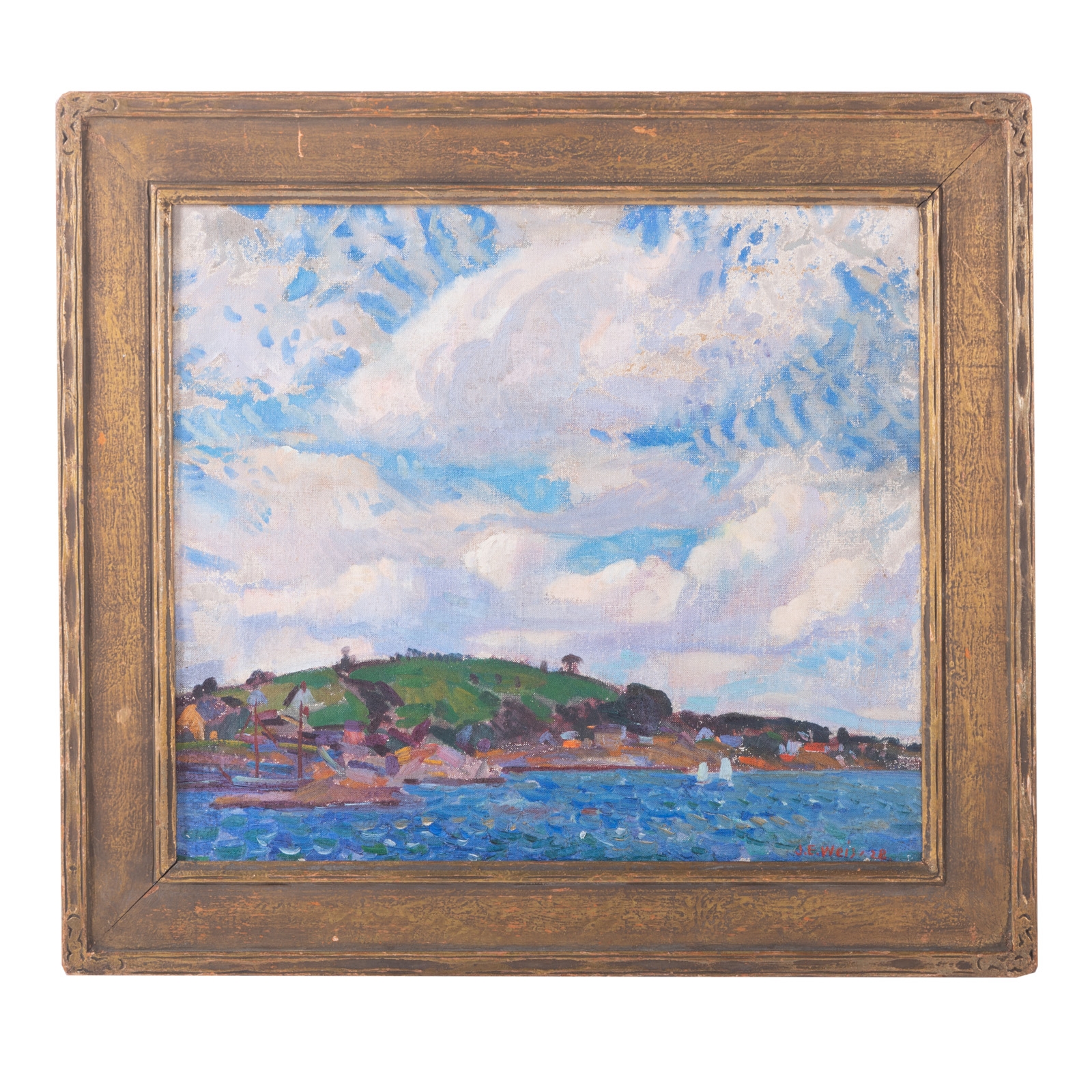 John Ellsworth Weis Island Harbor Scene (28) MutualArt