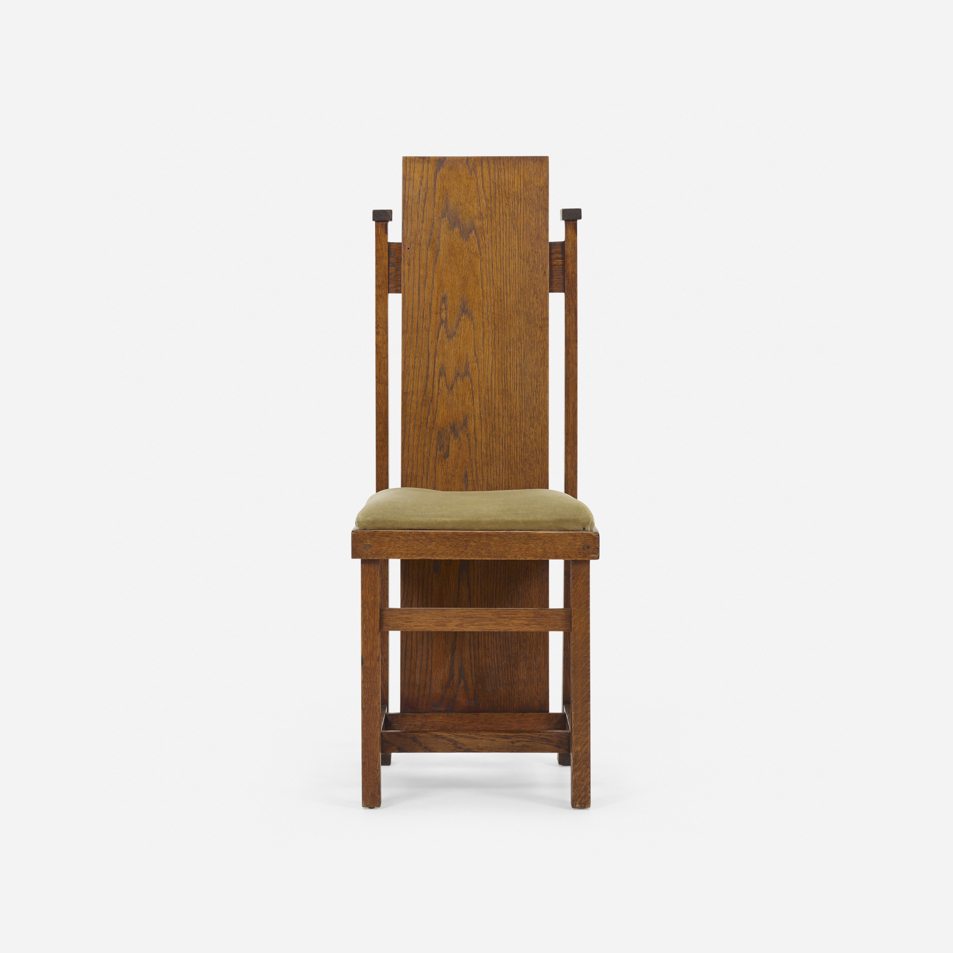 Frank Lloyd Wright | Slant back chair (1908) | MutualArt