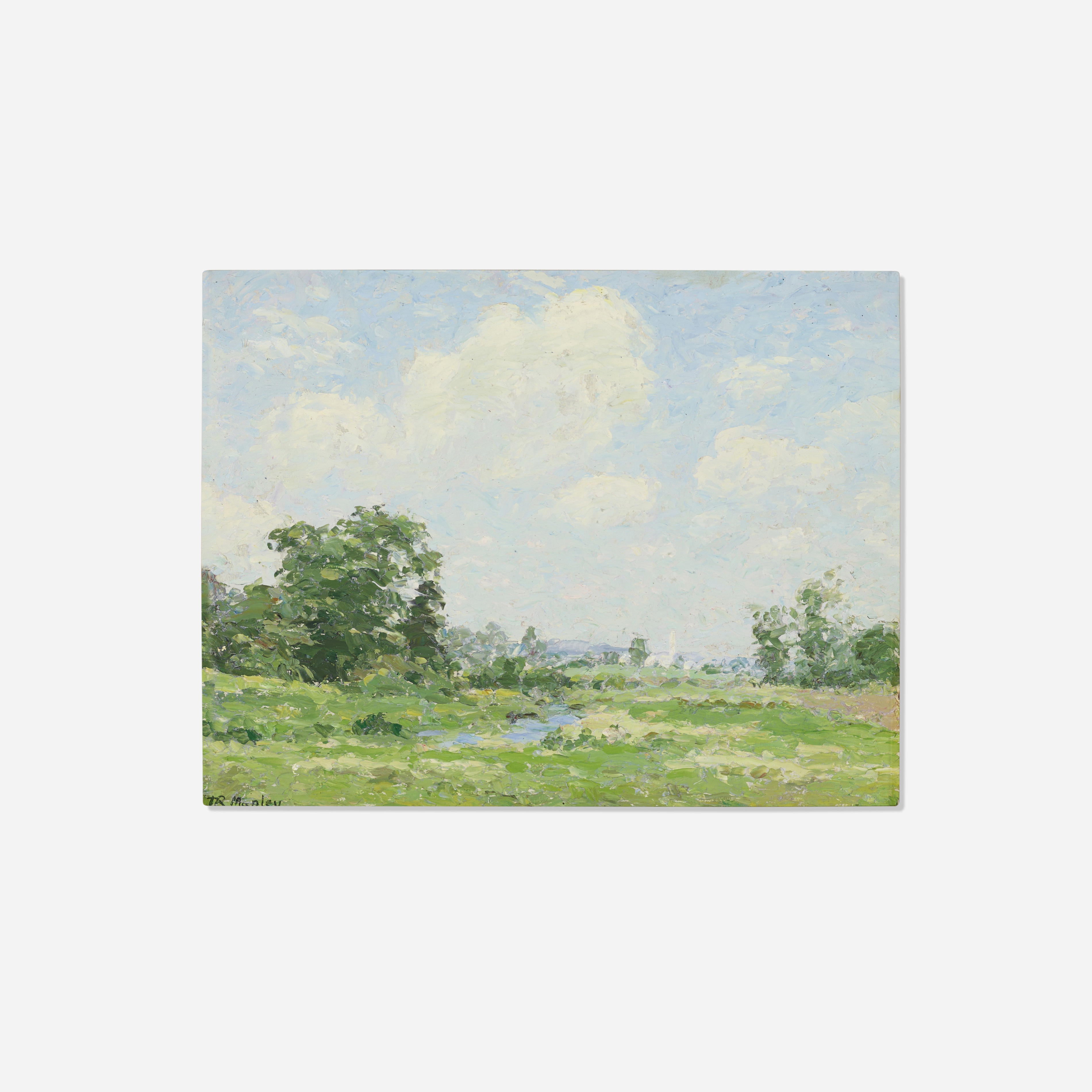 Thomas Rathbone Manley | Brook Through the Fields | MutualArt