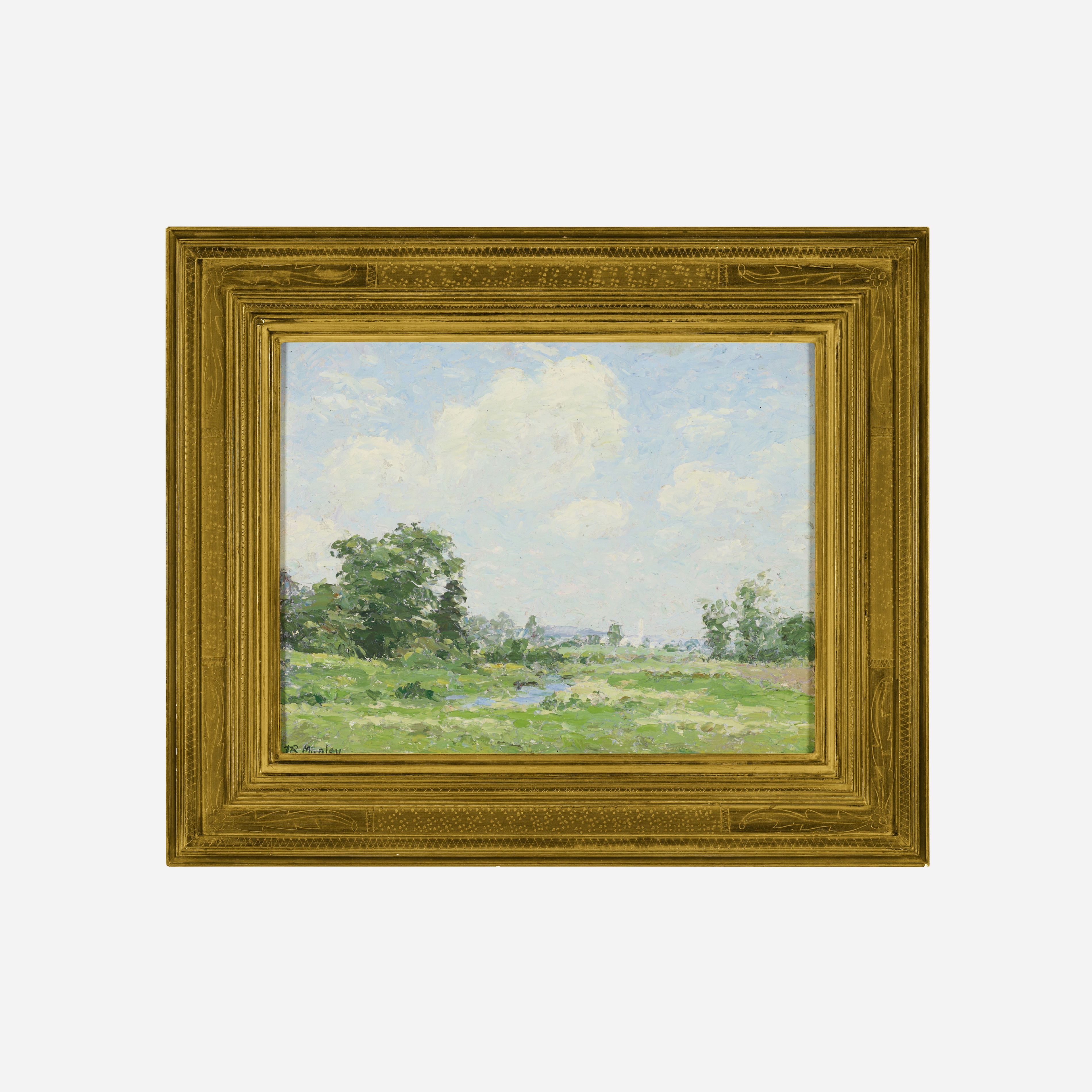 Thomas Rathbone Manley | Brook Through the Fields | MutualArt