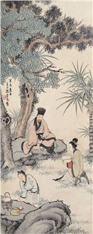 Su Shi Making Tea - Chen Chongguang