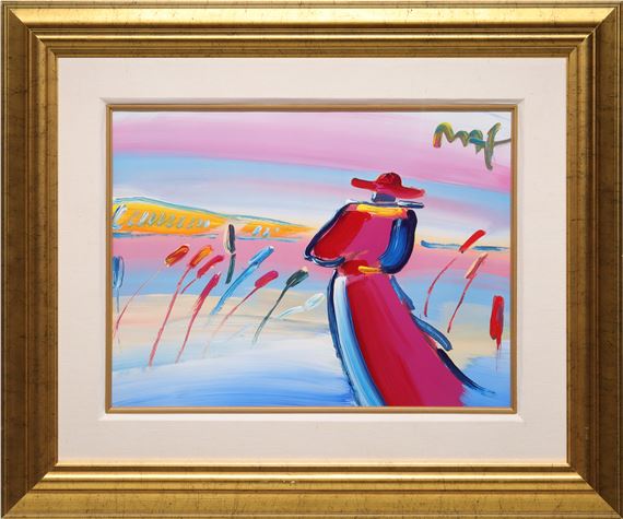 Peter Max | Walking in Reeds | MutualArt