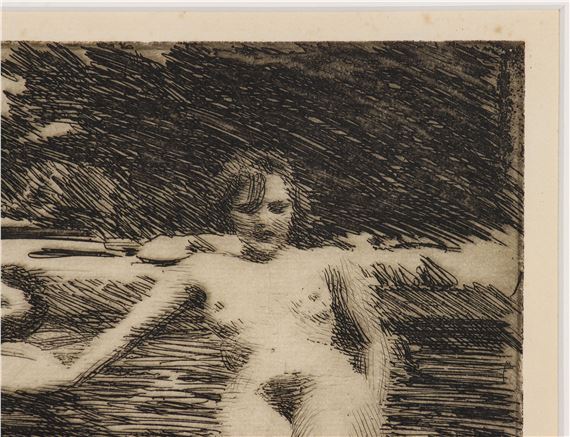 ZORN ANDERS WATER NYMPHS RÉALISME ART GICLEE IMPRIMÉ TOILE FINE