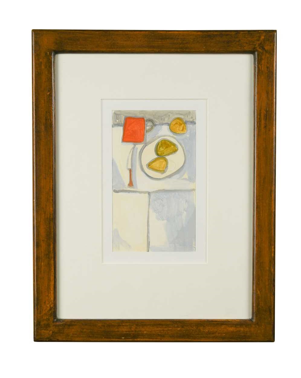 Artwork by Anthony Gilbert, Still life with Knife, Made of gouache