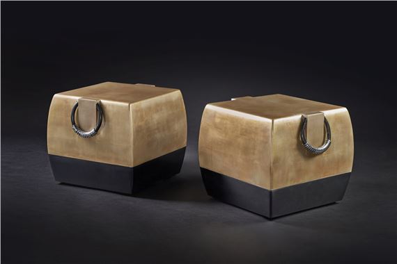 Unique Pair of Stools for Jeanne Tachard
