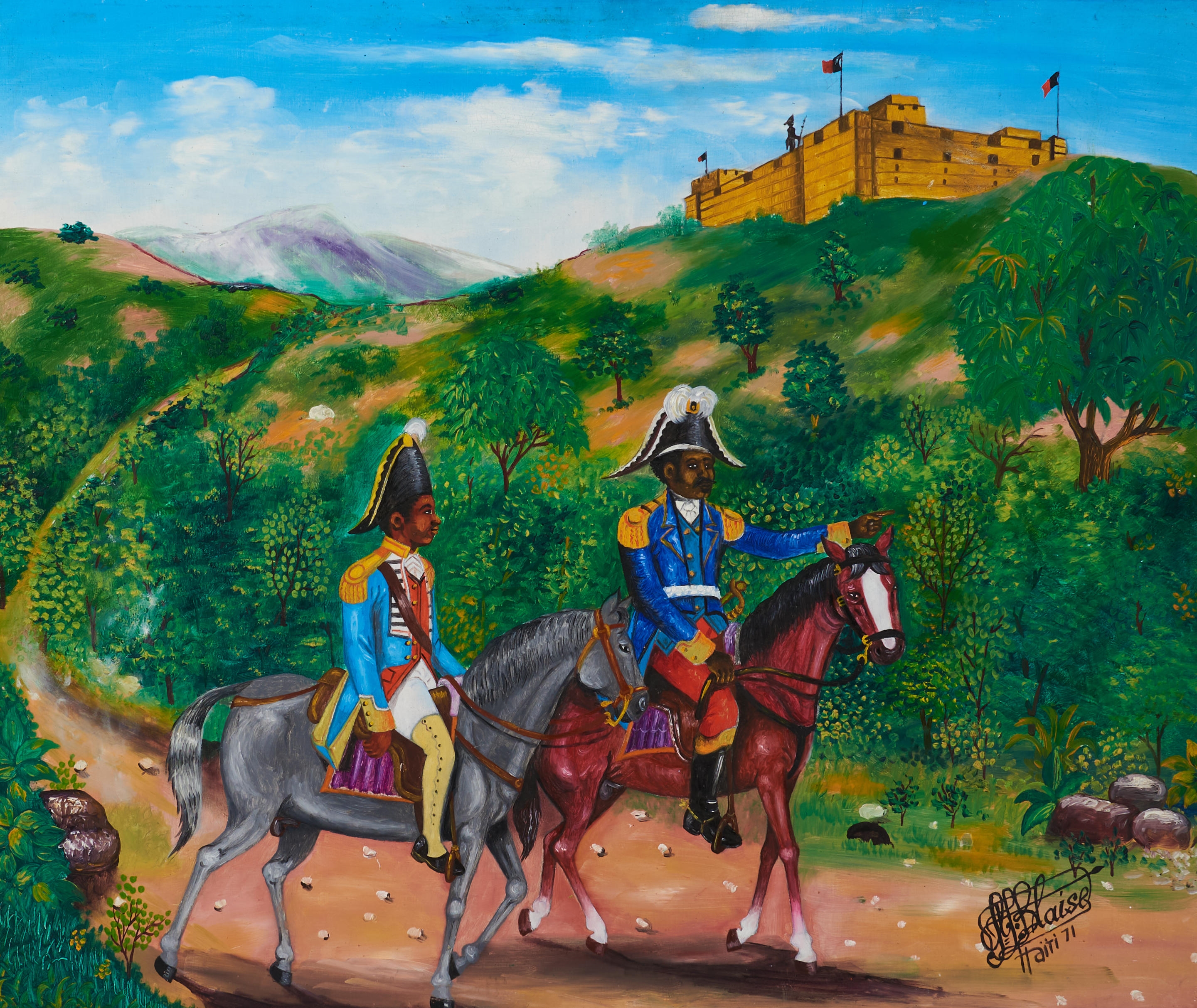 Saint Louis Blaisse | Two Generals. (1971) | MutualArt