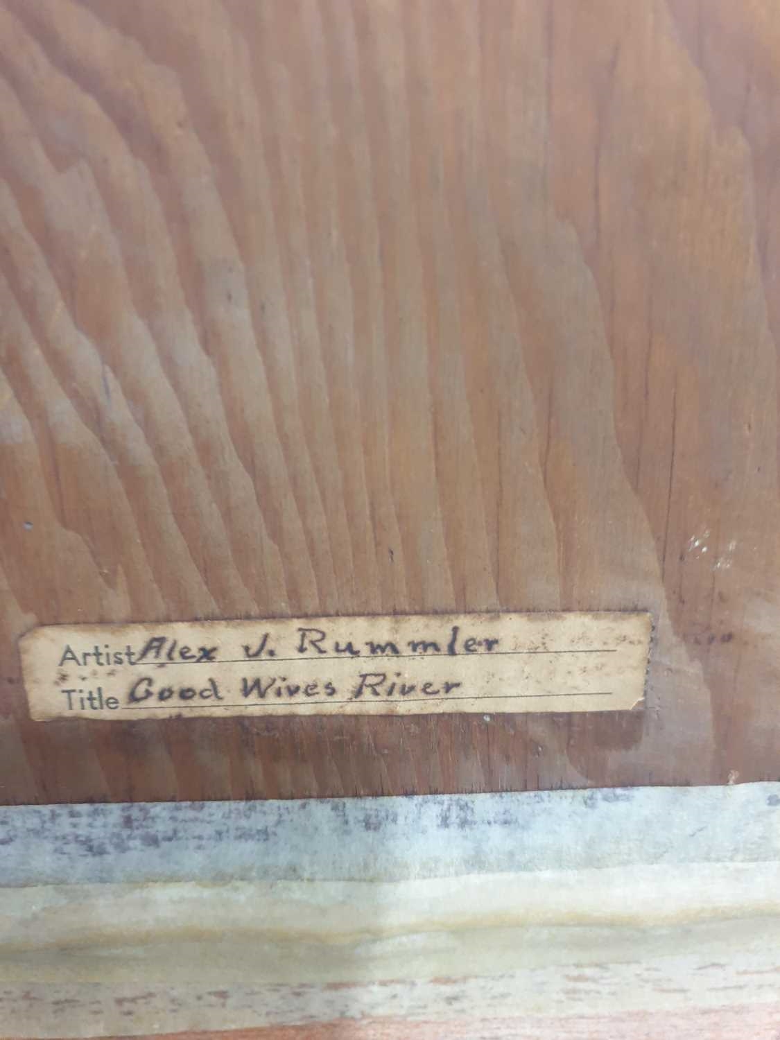 Artwork by Alexander J Rummler, GOOD WIVES RIVER, Made of Oil on canvas