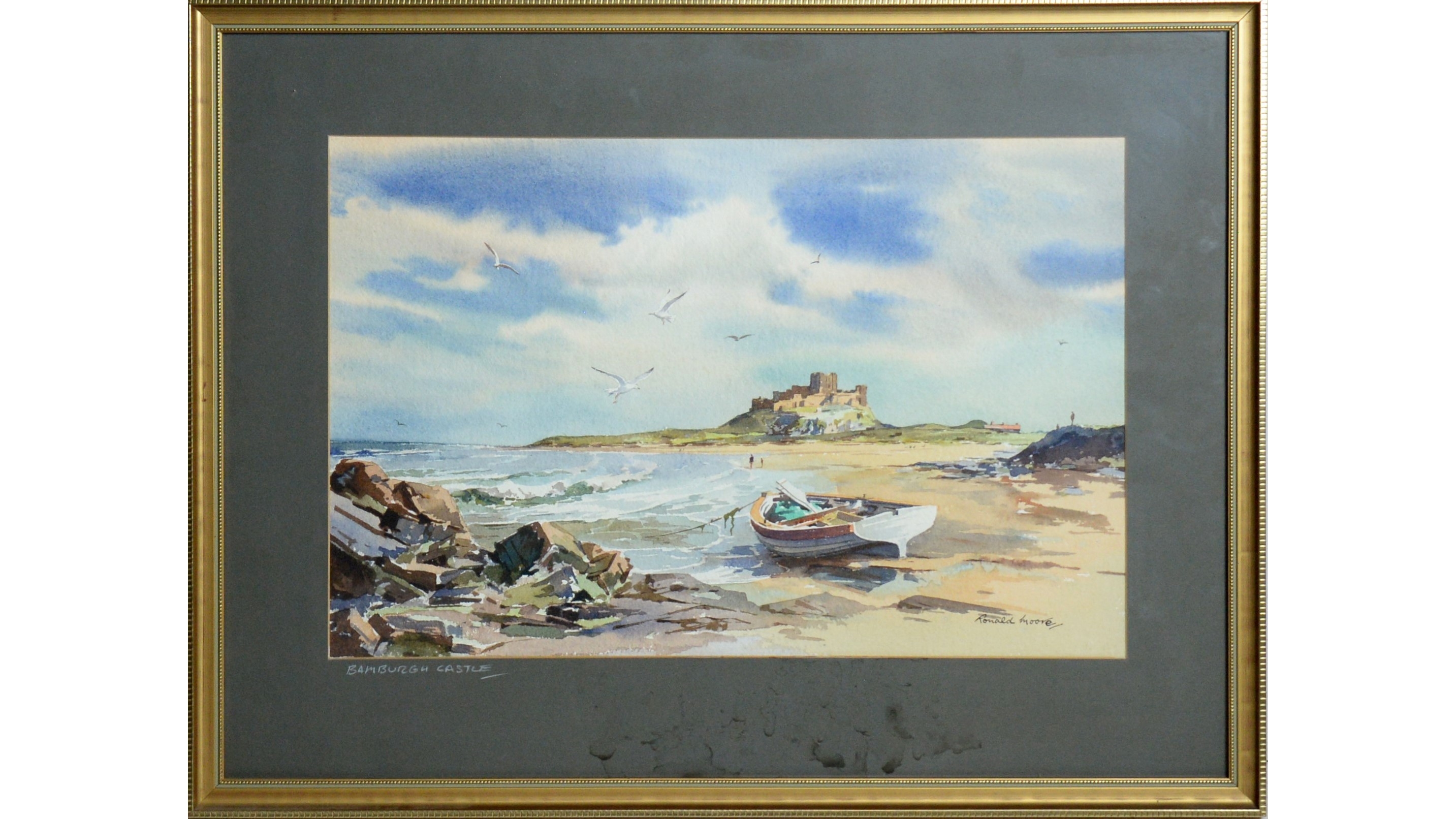 Ron Lambert | Bamburgh Castle | MutualArt