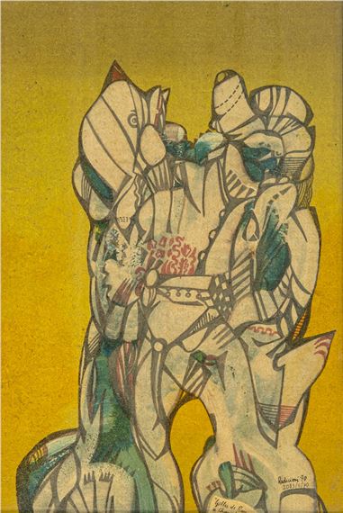 Gilles de Rais a Champtocé by Max Radicioni, 1970