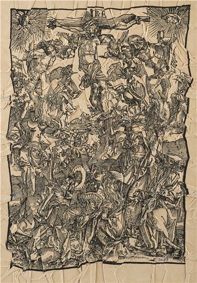 Crocifissione by Jiří Kolář, 1963