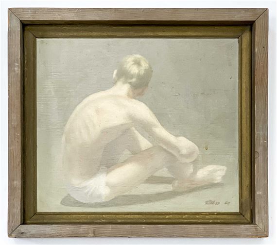 Robert R. Bliss | Seated Swimmer (1960) | MutualArt