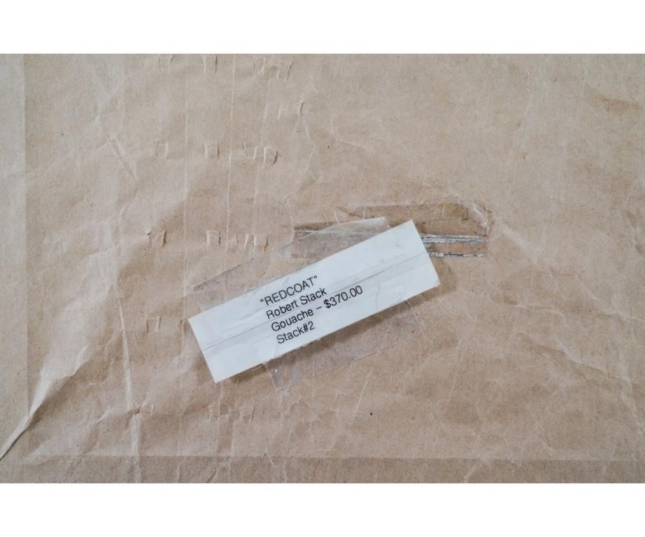 Artwork by Robert Stack, ROBERT ROGERS STACK GOUACHE, Made of gouache