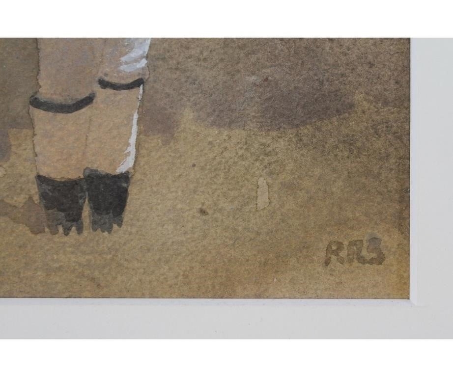 Artwork by Robert Stack, ROBERT ROGERS STACK GOUACHE, Made of gouache