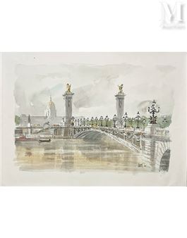 Pierre Pages | Paris Pont Alexandre III (1980) | MutualArt