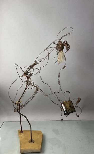 Olivier Mattei | Olivier MATTEI Animated sculpture in metal and stone ...