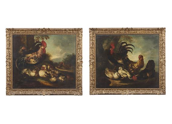 Angelo Maria Crivelli | Pair of paintings depicting birds (2004 ...