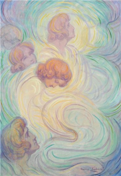 The angels, vision n°7 by Maurice Chabas, June 2005