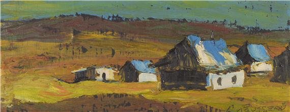 Albert Rousseau | Paysage Huile sur panneau de bois, signée en bas à ...