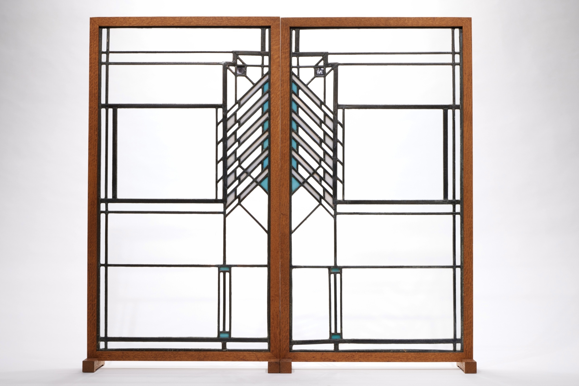 Frank Lloyd Wright | Pair of Windows from the Oscar Steffens House ...