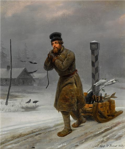 Retour du marché by Horace Vernet, 1846