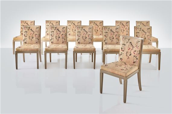 Christian Bérard | Set of Twelve Dining Chairs for Nelson Rockefeller ...