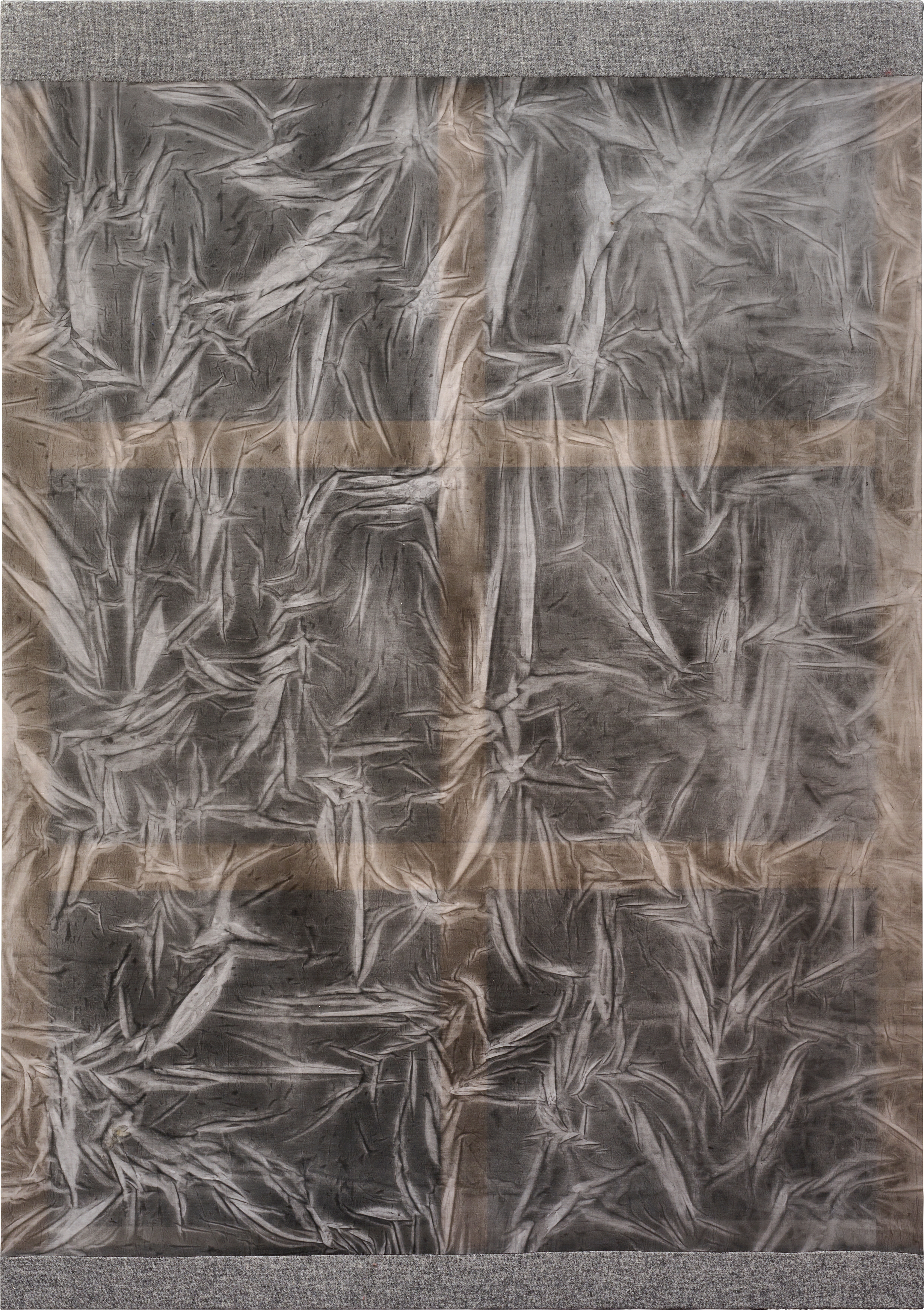 Artwork by Ayan Farah, Farida, Made of Acrylic and fabric dye on cotton